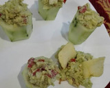 Foto del paso 3 de la receta: Cestos de pepino con guacamole
