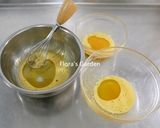 韓式豆沙擠花蛋糕攻略~三色戚風蛋糕的食譜步驟3照片