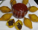 A picture of step 10 of Stuffed Rice Dumpling kabab.