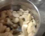 A picture of step 1 of Kaju katli.