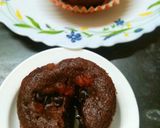 आटा चोको लावा केक (Atta choco lava cake recipe in Hindi) रेसिपी चरण 6 फोटो