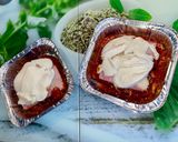 Une image de l'étape 3 de Aubergines 🍆 gratinées au jambon & mozza.