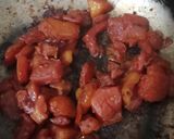 A picture of step 3 of Chole masala (no onion, no garlic).