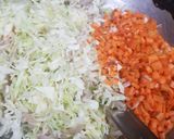 A picture of step 1 of Veg Schezwan Fried Rice.