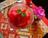 A picture of step 4 of Watermelon ice.