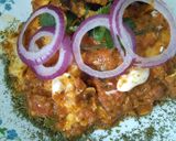 A picture of step 7 of Poached Egg Curry.