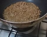 A picture of step 2 of Qeema Piyaz.