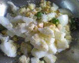 A picture of step 7 of Tomato egg momo.