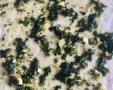 Foto del paso 4 de la receta: 🥖PAN RÚSTICO🥖 CASERO🤩 RELLENO CON ALBAHACA FRESCA🌿Y AJO🧄 // CEBOLLA🧅 Y AJÍ🌶