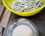 Foto langkah ke 4 dari resep Baby Buncis Goreng Krispi Saus Telur Asin.