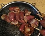 Fűszeres pácolt-csirkeszív nyárson recept fázis 2 fotója