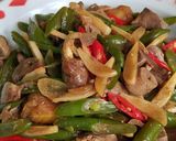 Foto langkah ke 5 dari resep Tumis Buncis Hati Ampela Ayam.