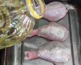 A picture of step 5 of Stuffed chicken drumsticks with giant couscous salad.
