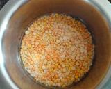 A picture of step 1 of Panchmel dal Idli.
