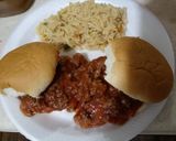 A picture of step 1 of Ninny's Sloppy Joes.