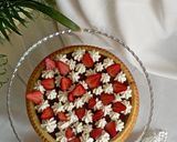 Foto del passaggio 3 della ricetta Crostata morbida con crema al cioccolato🍫 Bimby,panna e fragole 🍓