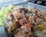 Foto del paso 14 de la receta: Arrocito de coliflor con berenjenas salteadas!!! 😁🍙🍚🍆🥕🌰🥒🍆🍚🍙