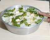 A picture of step 12 of Palak Paneer Biryani.