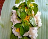 Foto langkah ke 6 dari resep Nasi Bakar Ayam Suwir.