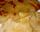 A picture of step 8 of Soft layered Carrot chapatis.