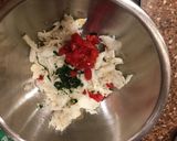 A picture of step 4 of Crab stuffed waffle.