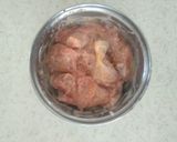 A picture of step 1 of Kerala / Nadan Chicken Roast.
