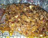 A picture of step 4 of Karely ke bhujiya.