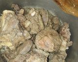 A picture of step 1 of Beef nihaari.