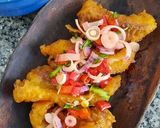 Foto langkah ke 5 dari resep Dori Crispy Sambal Matah m #glutenfree #mocaf.