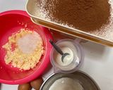 Foto langkah ke 1 dari resep Double Chocolate Cream Cheese Muffins.