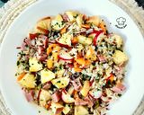 Foto del paso 5 de la receta: Ensalada de arroz tricolor con manzana y pavo