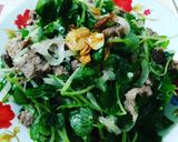 Hình bước làm 3 của món Gỏi thịt bò rau càng cua