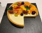 A picture of step 12 of Modern Crostata with Panna Cotta and Caramel.