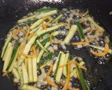 A picture of step 2 of Tagliatelle with an orange aroma.