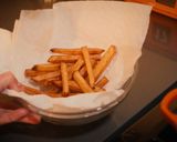 A picture of step 6 of Bacon jam burger.