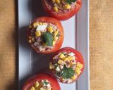 Foto del paso 6 de la receta: Tomate Relleno con Atún y Choclo