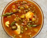 A picture of step 4 of Boiled egg in Aloo Matar.