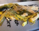 Une image de l'étape 5 de Nids de poireaux vinaigrette (au bouillon de champignons).