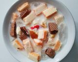 Foto langkah ke 4 dari resep Es Roti Cheese Wafer.