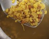 A picture of step 4 of Misal sprouted dal chana.