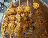 स्टफ्ड मशरूम टिक्का (Stuffed mushroom tikka recipe in hindi) रेसिपी चरण 5 फोटो