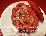 Foto del paso 10 de la receta: Tomate relleno de gambas y mozarella