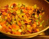 A picture of step 5 of Colorful Cajun rice.