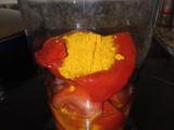 Salsa de tomate con pimientos y cúrcuma "Medicinal"