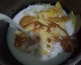 Foto langkah ke 3 dari resep Telur Dadar Kuah Santan.