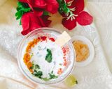 A picture of step 4 of Mint Garlic Dip 😋 Herbed yogurt Curd Dip.