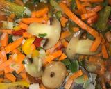 Foto del paso 1 de la receta: Salteado de verduras con camarones 🍤