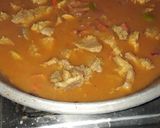 A picture of step 5 of Mutton semi gravy.