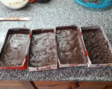 Foto del paso 7 de la receta: Turrones por 4: coco, cereal, crema de maní con dulce de leche y con chocolate