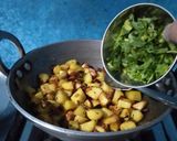 आलू मेथी की सब्जी(aloo methi ki sabji recipe in Hindi) रेसिपी चरण 2 फोटो